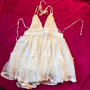 cream/white sundress